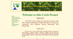 Desktop Screenshot of jakecreekpecans.com